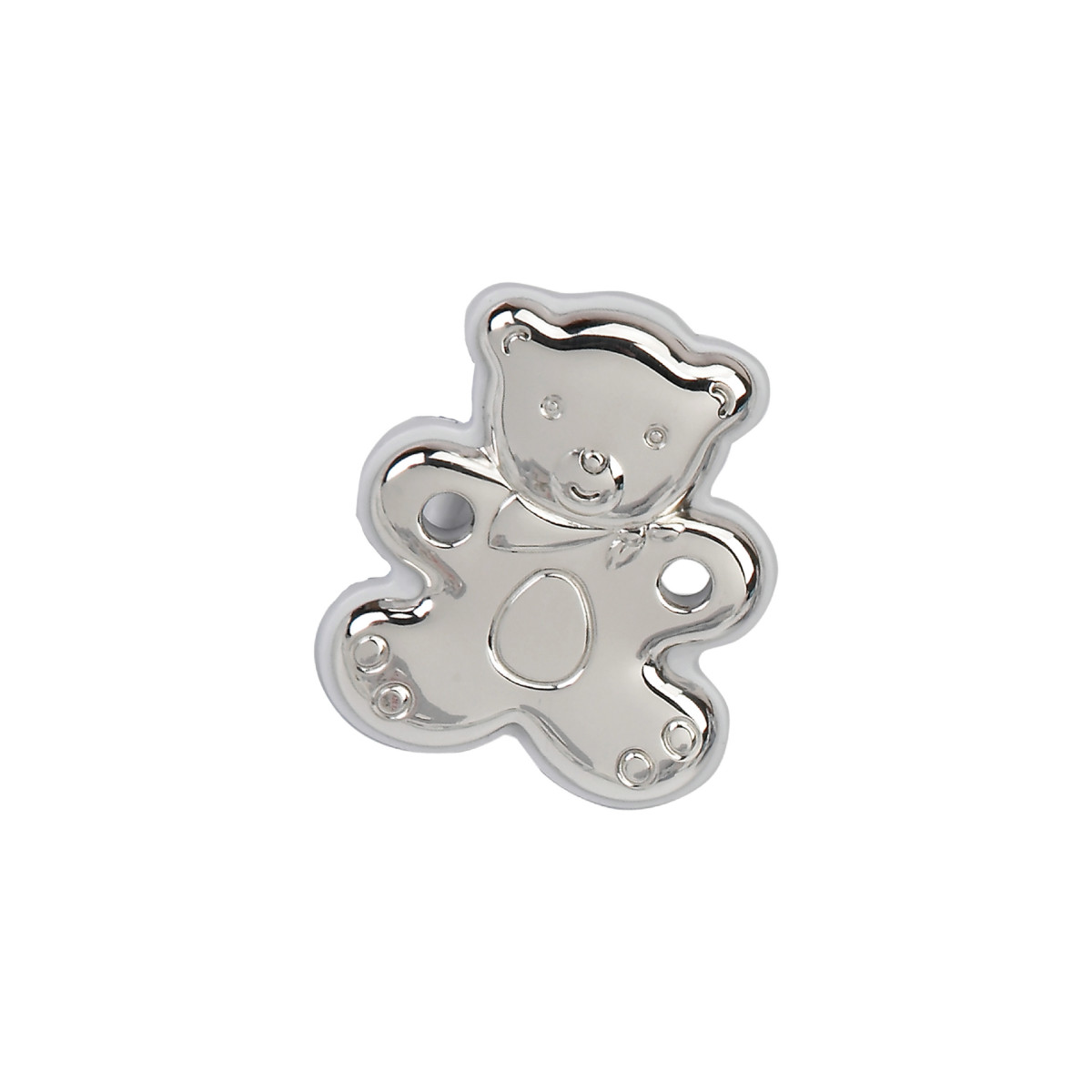 PINZA PLATA 925 OSO RELIEVE