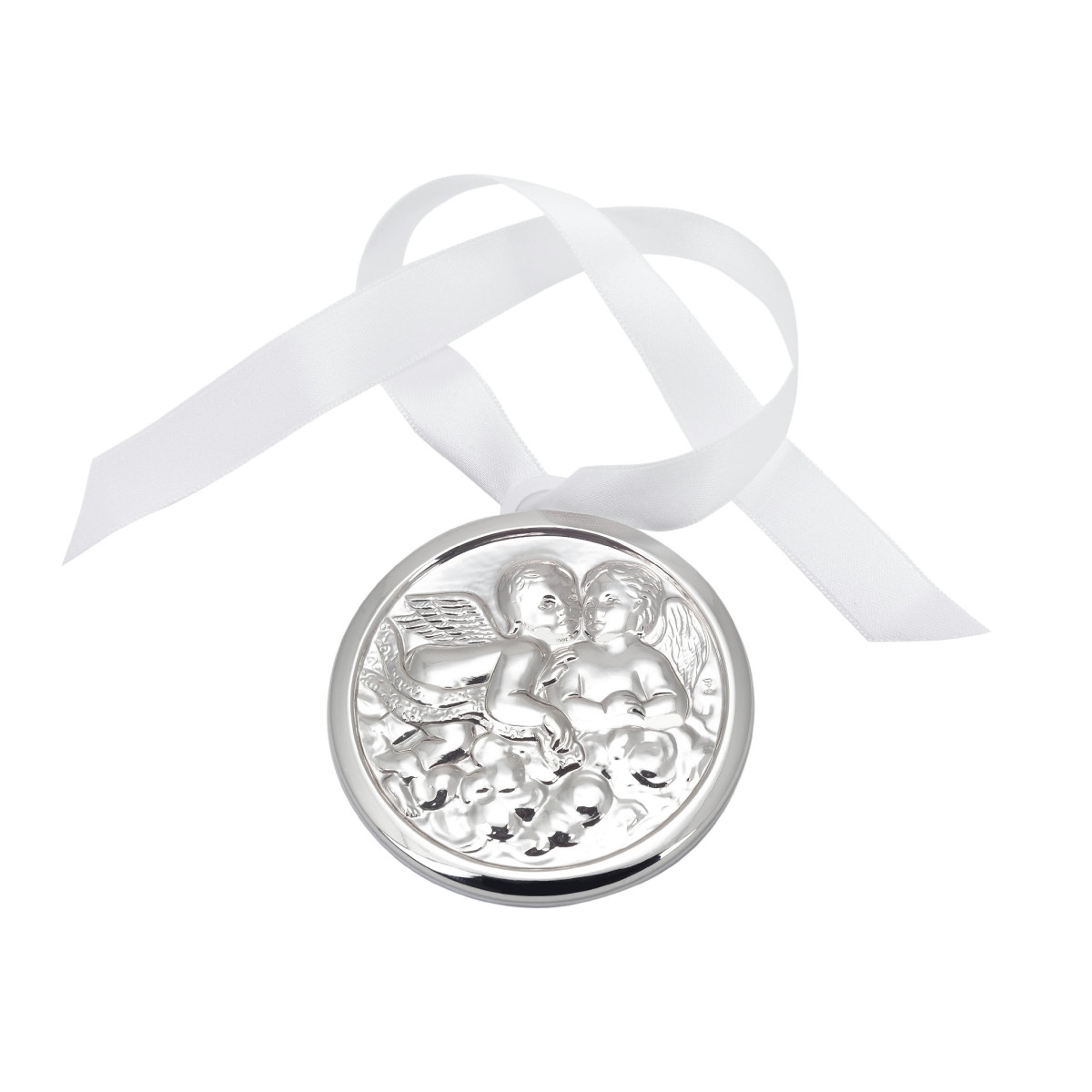 MEDALLA PLATA 925 ANGELES 7CMS