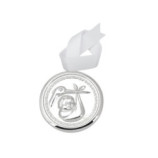 MEDALLA PLATA 925 CIGÜEÑA 7CMS