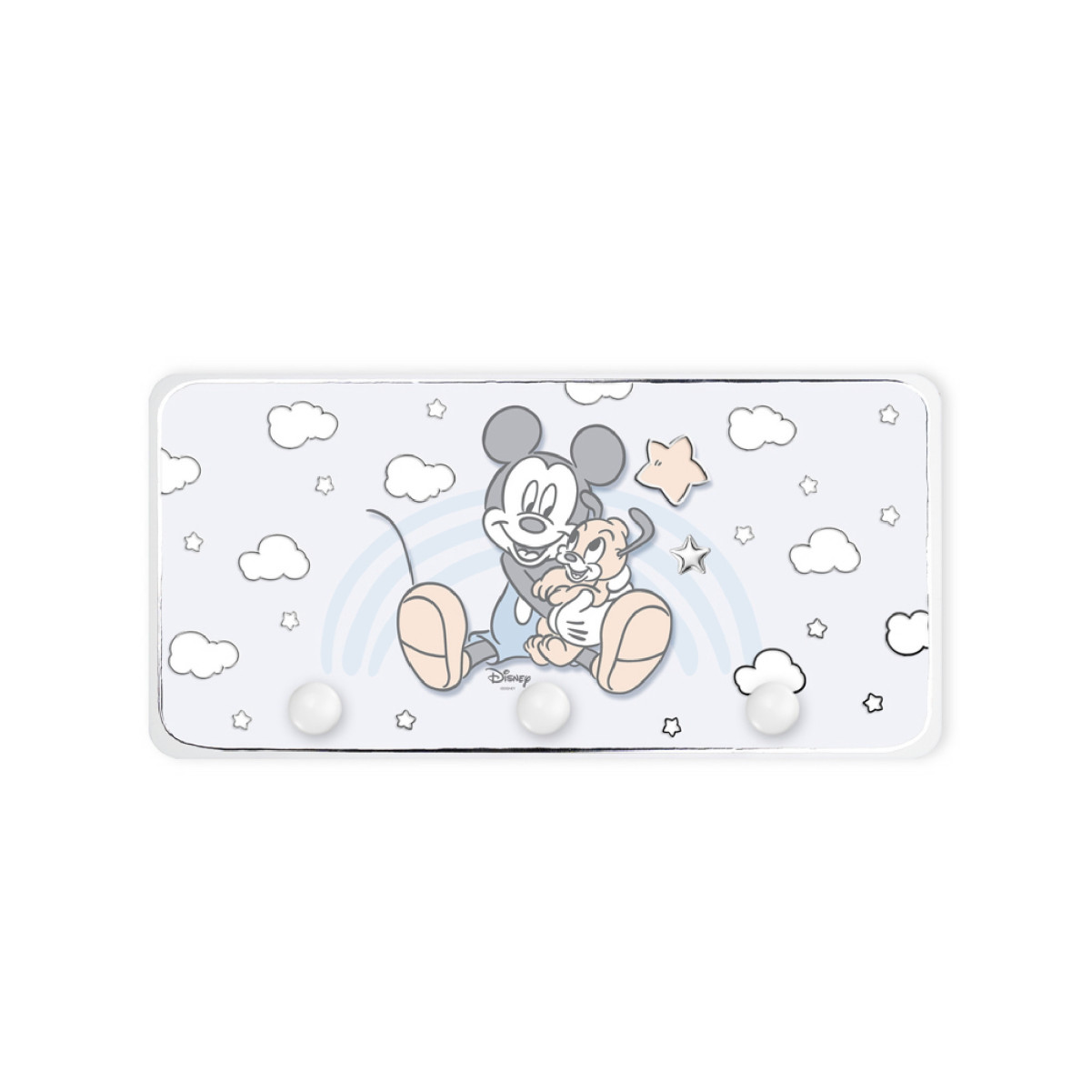 PERCHA MADERA MICKEY MOUSE 37X18