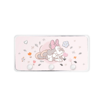 PERCHA MADERA MINNIE MOUSE 37X18