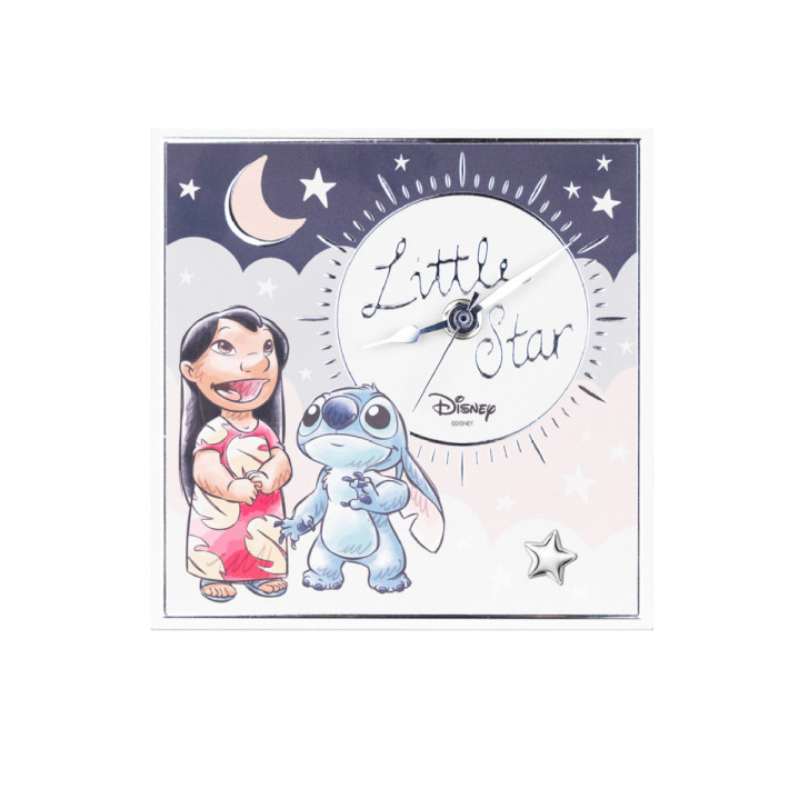 RELOJ MADERA LILO 6 STITCH 17X17