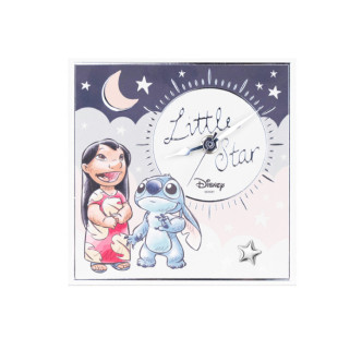RELOJ MADERA LILO 6 STITCH 17X17