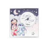 RELOJ MADERA LILO 6 STITCH 17X17