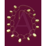 COLLAR 90+5CMS PLATA 925 BAÑO ORO 24K