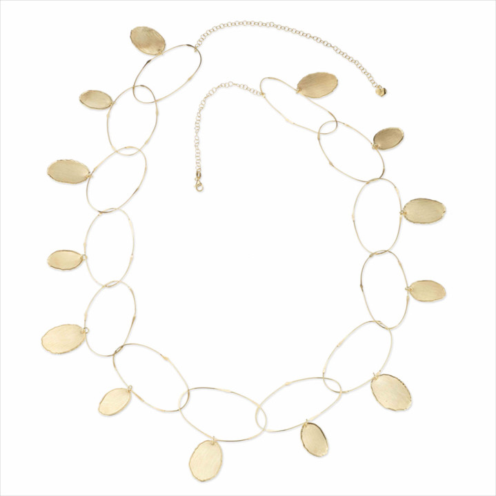 COLLAR 90+5CMS PLATA 925 BAÑO ORO 24K