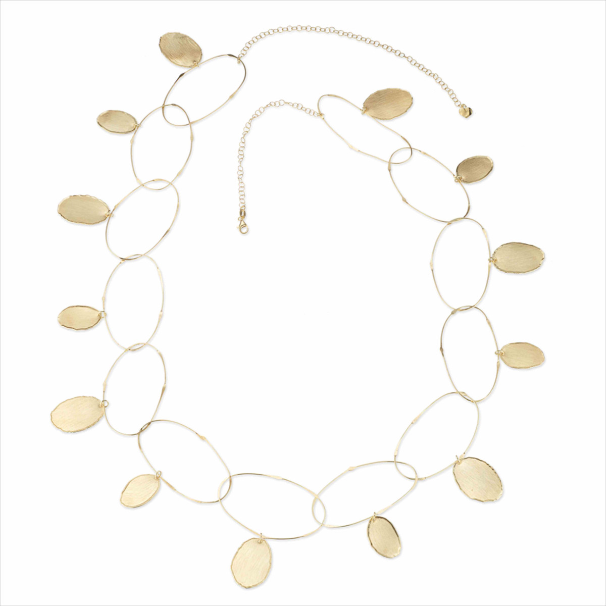 COLLAR 90+5CMS PLATA 925 BAÑO ORO 24K