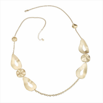 COLLAR 90+5CMS PLATA 925 BAÑO ORO 24K