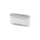 SERVILLETERO OVAL ALPACA C/ESTUCHE