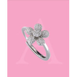 ANILLO PLATA 925 CIRC. FLOR