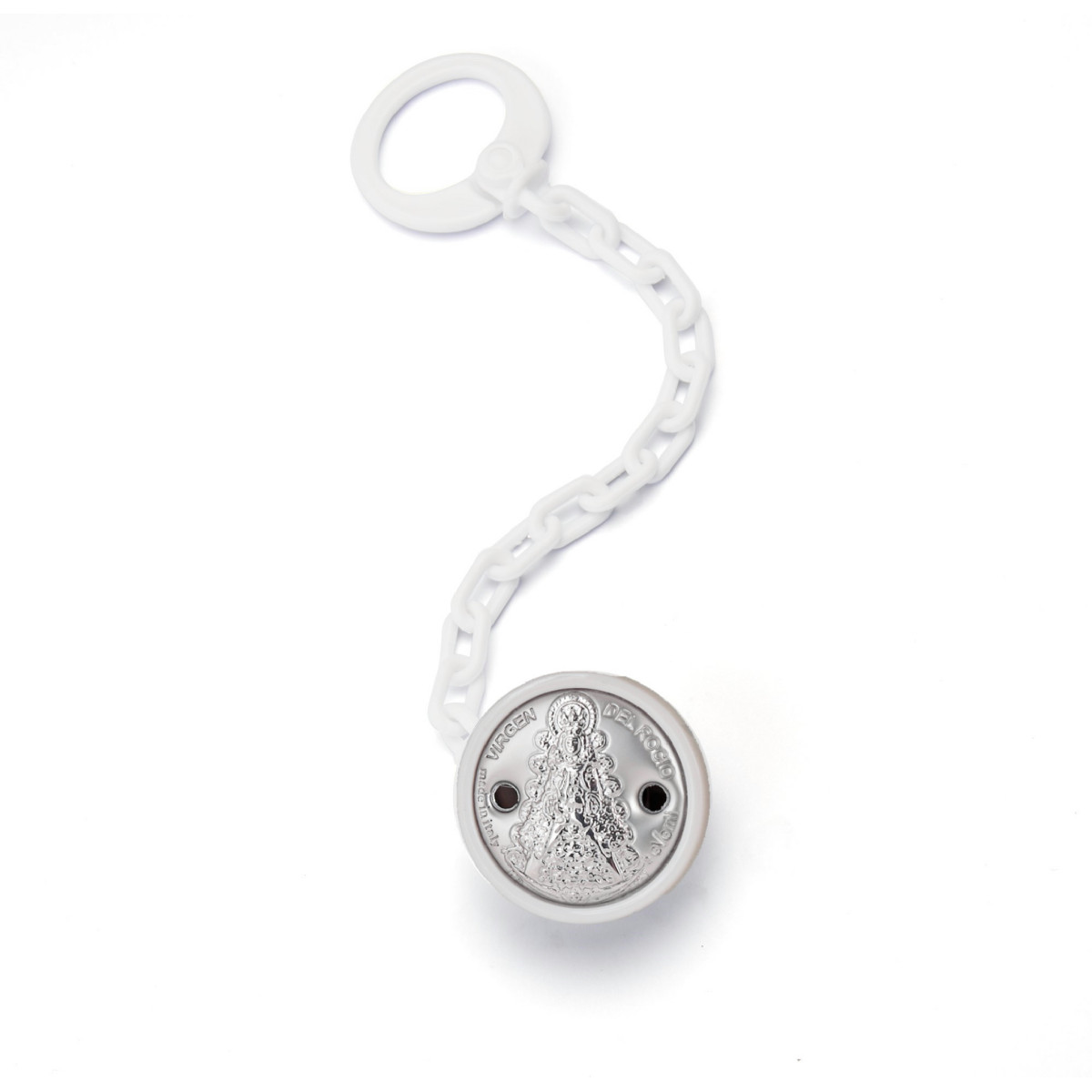 PINZA CHUPETE REDONDA VIRGEN ROCIO