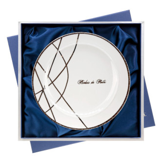PLATO CONMEMORATIVO CON ESTUCHE