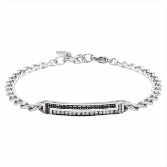 (HERO)PULSERA CABALLERO ACERO 19CMS