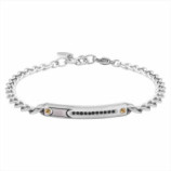 (HERO)PULSERA CABALLERO ACERO 19CMS