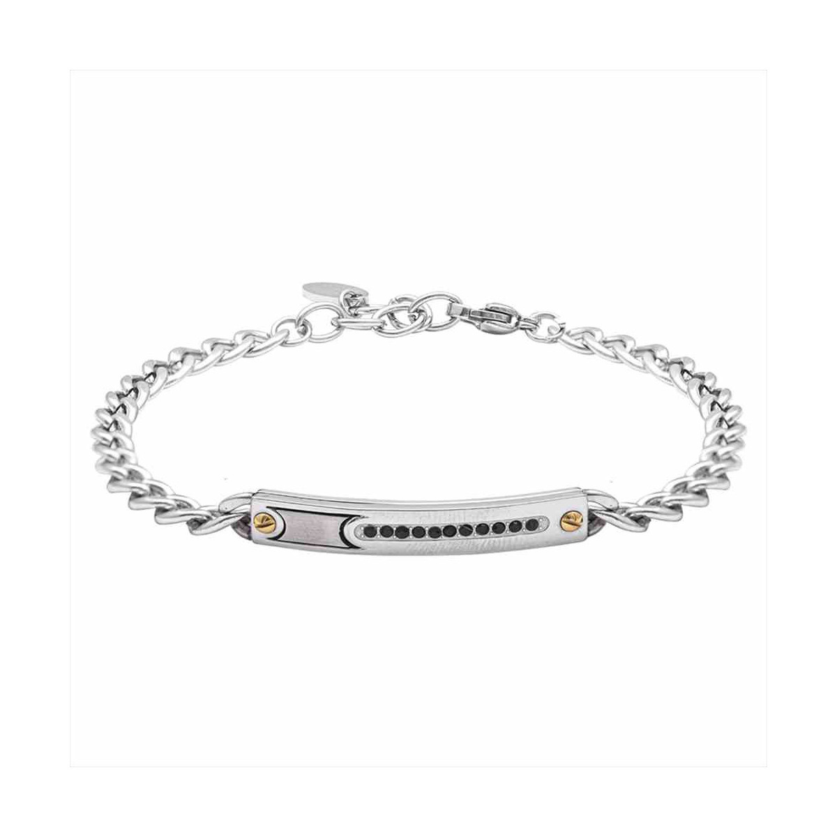 (HERO)PULSERA CABALLERO ACERO 19CMS