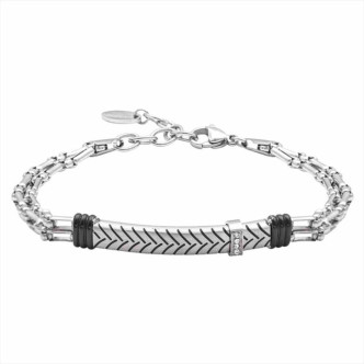 (HERO)PULSERA CABALLERO ACERO 19CMS