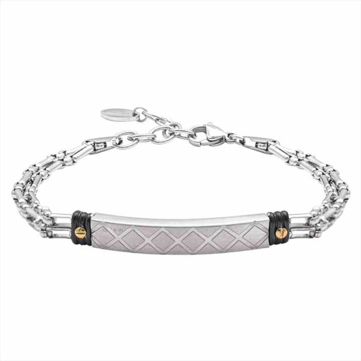(HERO)PULSERA CABALLERO ACERO 19CMS