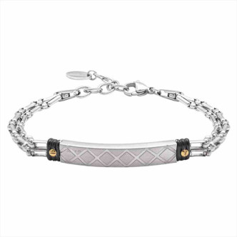 (HERO)PULSERA CABALLERO ACERO 19CMS
