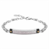 (HERO)PULSERA CABALLERO ACERO 19CMS