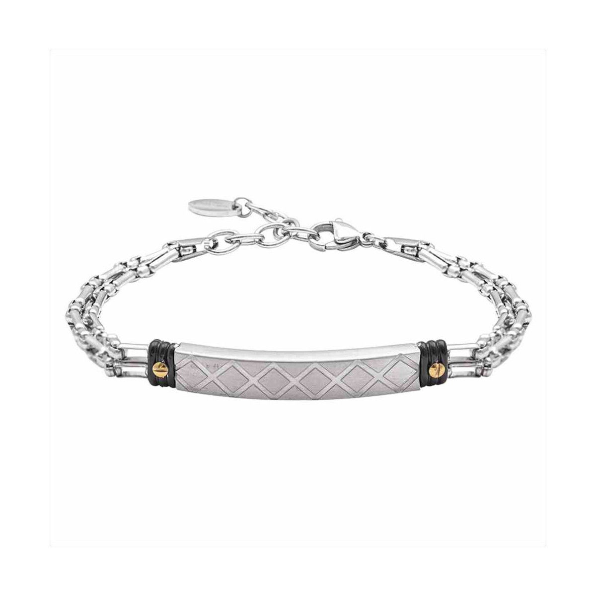 (HERO)PULSERA CABALLERO ACERO 19CMS