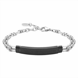 (HERO)PULSERA CABALLERO ACERO 19CMS