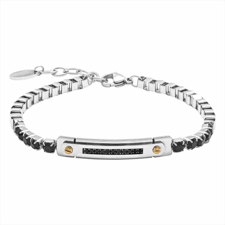 (HERO)PULSERA CABALLERO ACERO 19CMS