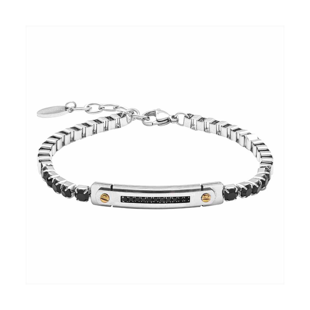 (HERO)PULSERA CABALLERO ACERO 19CMS