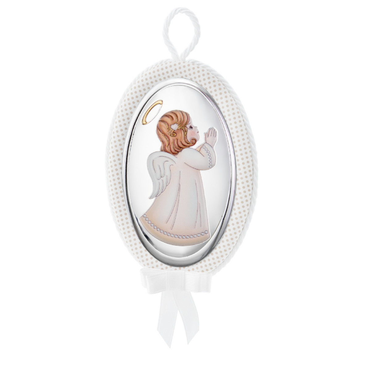 MEDALLON OVAL PERFIL ANGEL