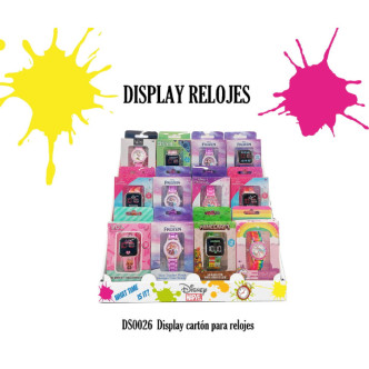 DISPLAY RELOJES CARTÓN