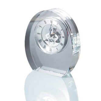 RELOJ CRISTAL MAQUINARIA ESQUELETO 15X4X13CMS
