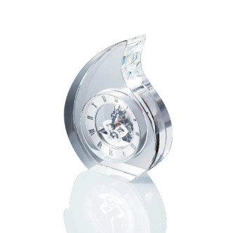 RELOJ CRISTAL LAGRIMA  MAQ. ESQUELETO 17X4X13