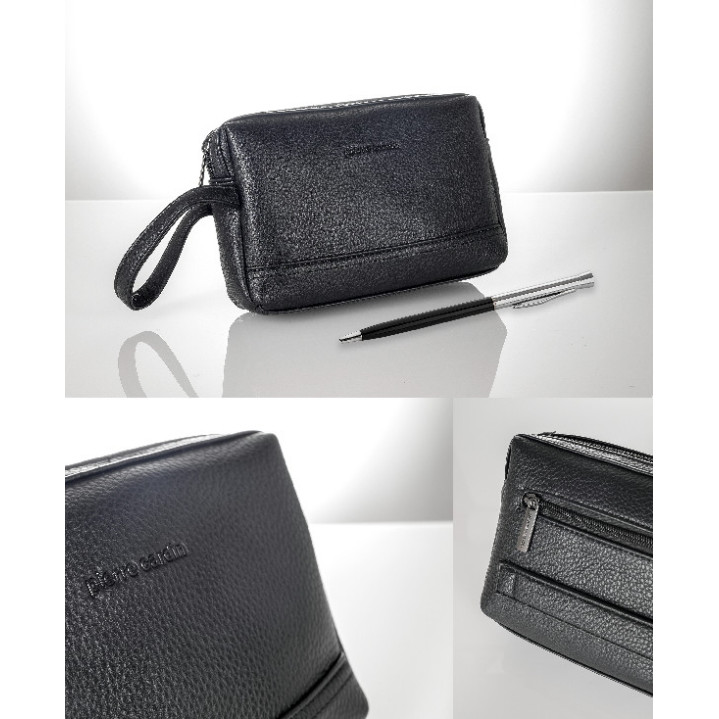 BOLSO P.CARDIN MARRON+BOLIGRAFO