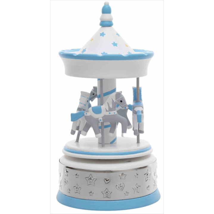 CARROUSEL CABALLOS 11X23CMS