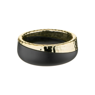 CENTRO BICOLOR NEGRO-DORADO 13CMS