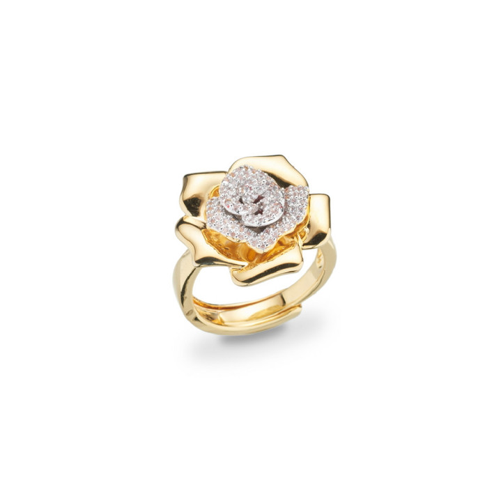 ANILLO BRONCE DORADO ABIERTO