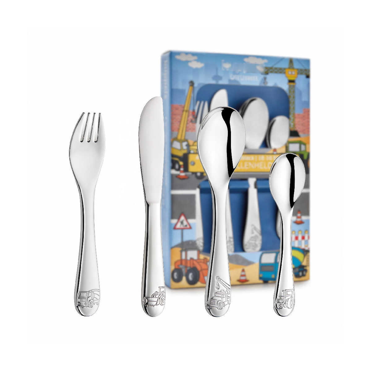 SET 4 CUBIERTOS VEHÍCULOS