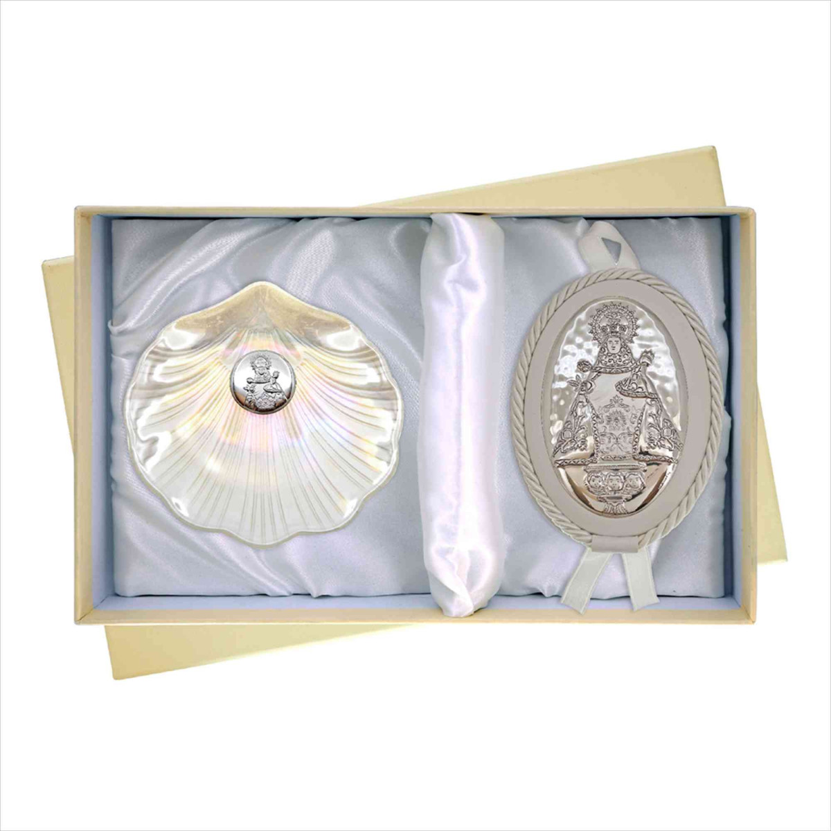 SET COVADONGA CONCHA Y MEDALLON MUSICAL