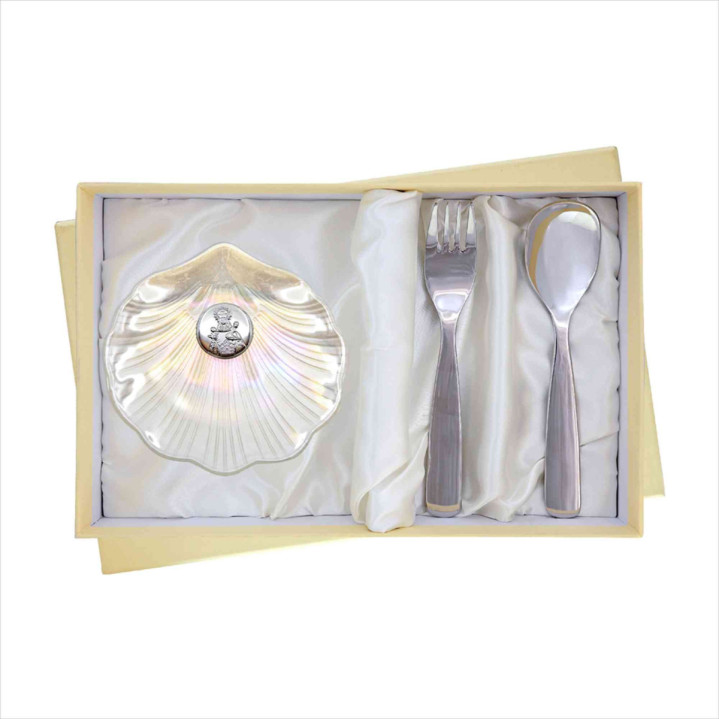 SET COVADONGA CONCHA Y CUBIERTOS