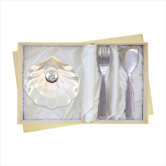 SET COVADONGA CONCHA Y CUBIERTOS