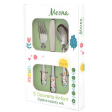 SET CUBIERTOS 3 PCS VACA