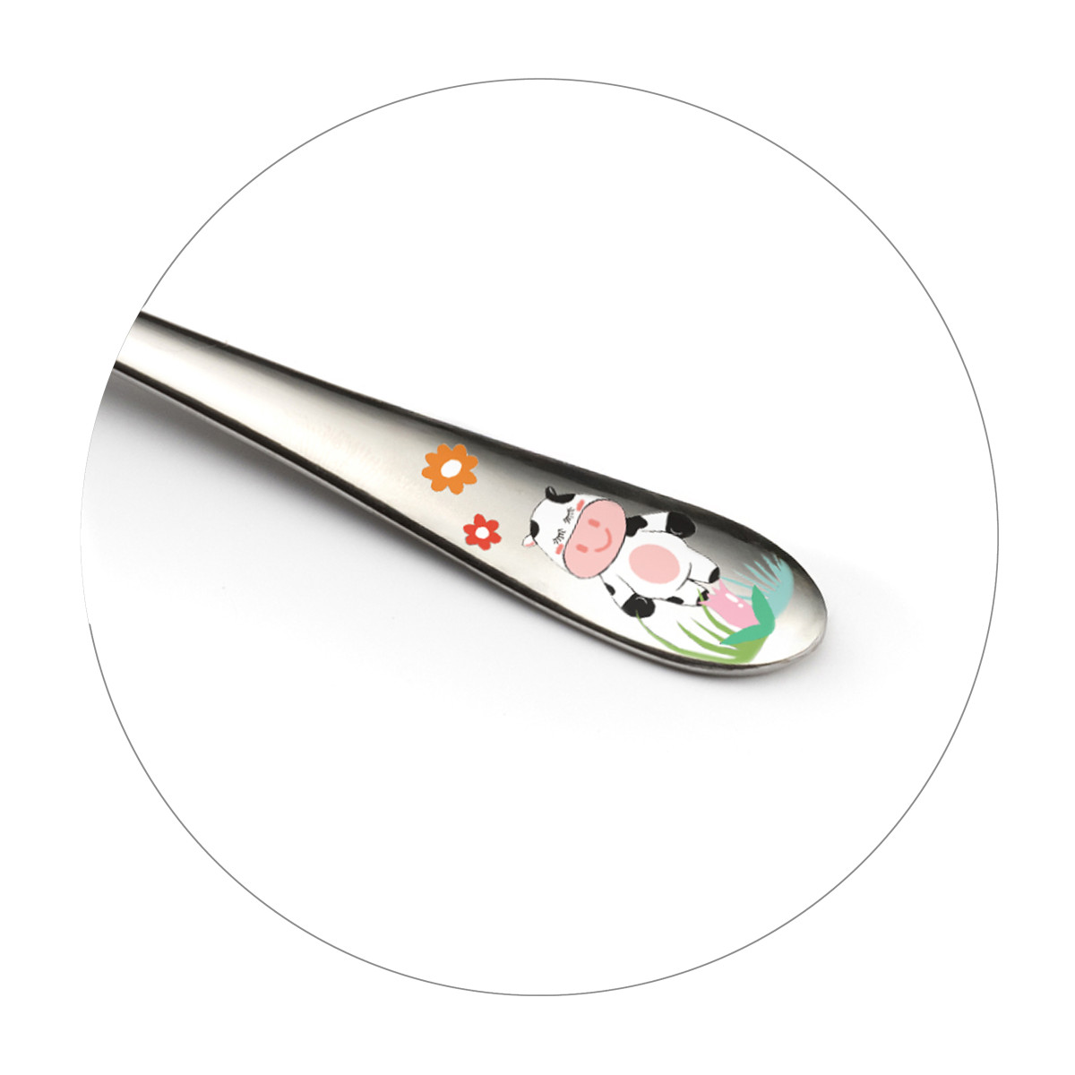 SET CUBIERTOS 3 PCS VACA