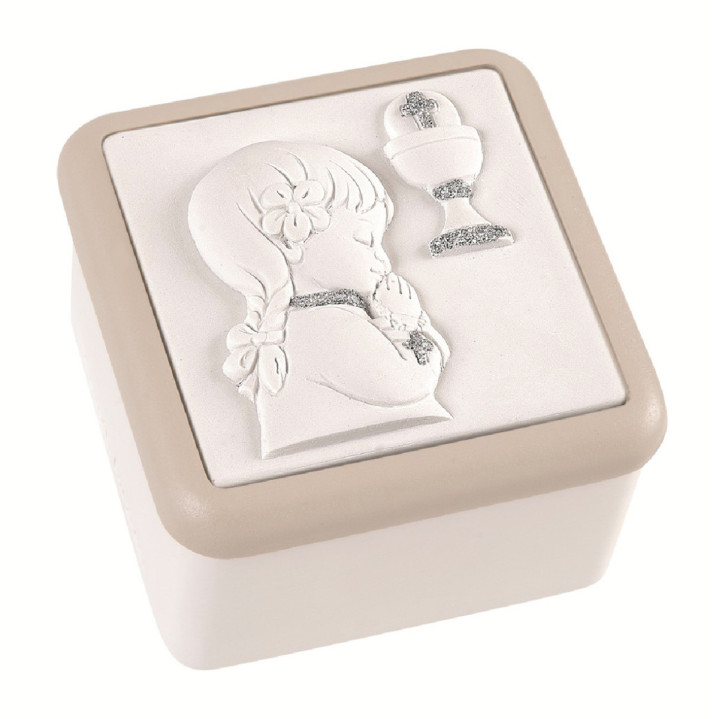 CAJA COMUNION NIÑA 8X8 ROSARIO