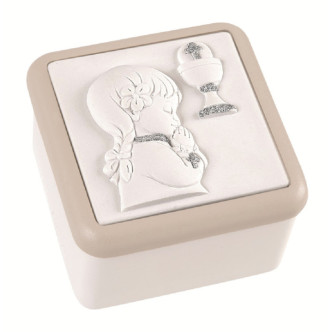 CAJA COMUNION NIÑA 8X8 ROSARIO