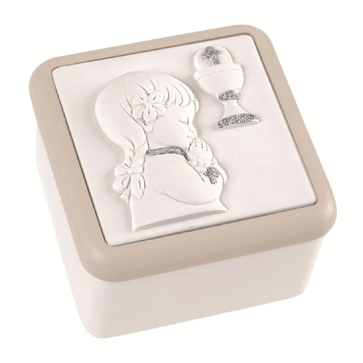 CAJA COMUNION NIÑA 8X8 ROSARIO