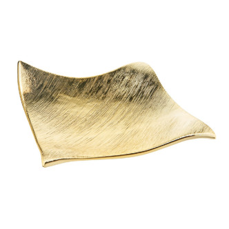 PLATO 24CMS BAÑO DORADO
