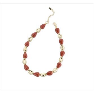 COLLAR BRONCE P.CORAL 45+6CMS