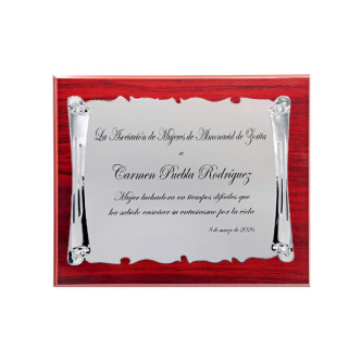 PLACA ALUM. 29X23 CHAPA 20X15