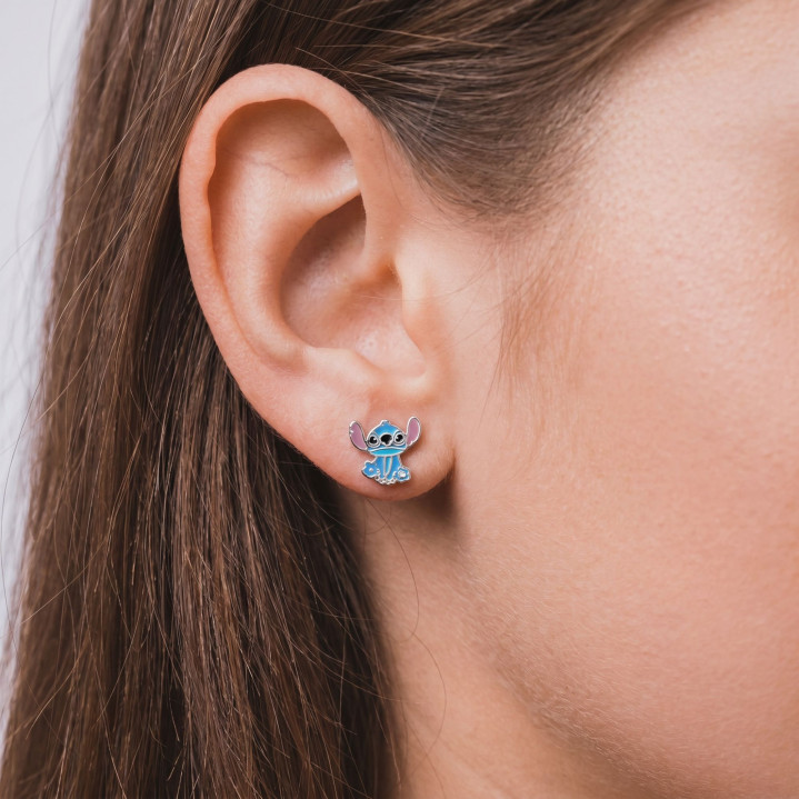 PENDIENTES BRONCE STITCH Y ANGEL