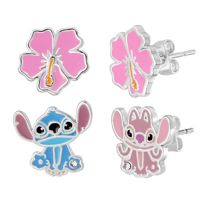 PENDIENTES BRONCE STITCH Y ANGEL