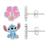 PENDIENTES BRONCE STITCH Y ANGEL
